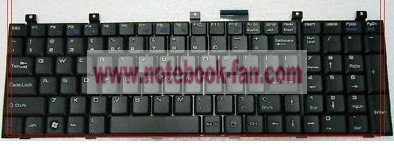 MSI 103 key GX660R A6200 GT660 notebook US keyboard New - Click Image to Close